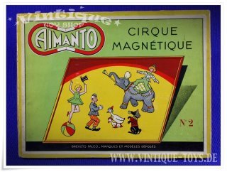 CIRQUE MAGNÉTIQUE Kreativspiel, Aimanto Brevets Falco (Frankreich), ca.1948