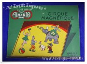 CIRQUE MAGNÉTIQUE Kreativspiel, Aimanto Brevets Falco (Frankreich), ca.1948