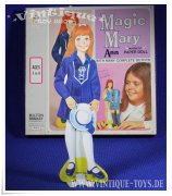 Paper Doll / Magnetische Ankleidepuppe MAGIC MARY ANN, MB Milton Bradley, 1971