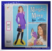 Paper Doll / Magnetische Ankleidepuppe MAGIC MARY LOU, MB...