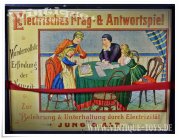 ELECTRISCHES FRAG- UND ANTWORTSPIEL, GBN (Bing / Nürnberger Metallfabrik Gebrüder Bing), ca.1898