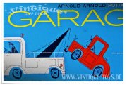 GARAGE dreidimensionales Aufbaupuzzle, Arnold Arnold Toy / USA, ca.1965