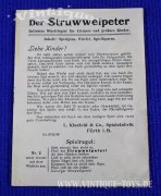 DER STRUWWELPETER mit Zinnfiguren, Klee, Nr. 8742, ca.1948