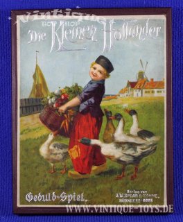 DIE KLEINEN HOLLÄNDER Geduld-Spiel, Verlag J.W.Spear & Söhne / Nürnberg, ca.1910