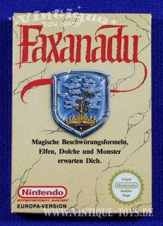 FAXANADU Spielmodul / cartridge für Nintendo NES, Nintendo, 1990