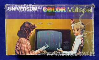 Universum COLOR MULTISPIEL Telespiel-Konsole mit OVP; Universum (Quelle), ca.1977