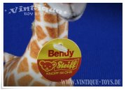 Giraffe BENDY mit K, F, S, Steiff Nr.0755/28, ca.1968-74