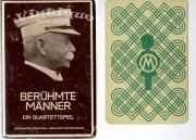 Quartettspiel BERÜHMTE MÄNNER, Otto Maier Verlag Ravensburg, ca.1920; Ravensburger Spiele Nr.264