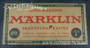 Märklin Konvolut mit METALL-BAUKASTEN 1 und ERGÄNZUNGSKASTEN 1A, Märklin, ca.1937