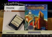 CROSSFIRE Spielmodul / cartridge für ATARI 400/800 Homecomputer mit Anleitung in OVP, Sierra On-Line, 1983