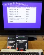 MAJOR LEAGUE HOCKEY Spielmodul / cartridge für ATARI 400/800 Homecomputer mit Anleitung in OVP, Thorn Emi, 1982, Rarität!
