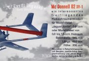Balsaholz-Werkstoff-Bausatz HUBSCHRAUBER MCDONNELL 82 XV-1, J.F.S.M. (Jos. Friedrich Schmidt, München), ca.1956