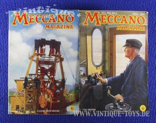 MECCANO MAGAZINE Konvolut mit 2 Ausgaben von 1945, Meccano Ltd. Liverpool / GB, 1945