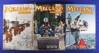 MECCANO MAGAZINE Konvolut mit 3 Ausgaben von 1960, Meccano Ltd. Liverpool / GB, 1960