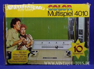 Universum COLOR MULTISPIEL 4010 Telespiel-Konsole mit OVP; Universum (Quelle), ca.1977