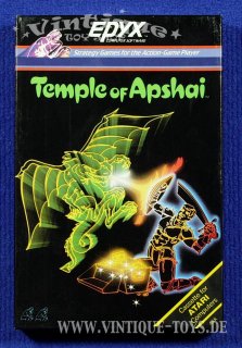 TEMPLE OF APSHAI Cassetten-Spiel für ATARI 400/800 Homecomputer mit Anleitung in OVP, Epyx, 1983, Rarität!