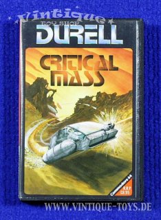 CRITICAL MASS Cassetten-Spiel für Commodore C 64 Homecomputer mit Anleitung in OVP, Durell Software, 1985