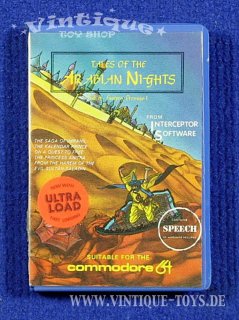 TALES OF THE ARABIAN NIGHTS Cassetten-Spiel für Commodore C 64 Homecomputer mit Anleitung in OVP, Interceptor Software, 1984