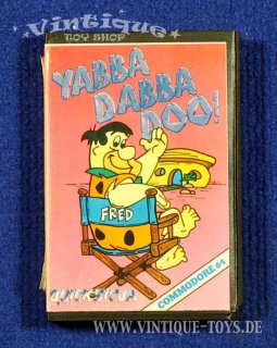 YABBA DABBA DOO! Cassetten-Spiel für Commodore C 64 Homecomputer mit Anleitung in OVP, Quicksilva, 1985