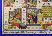 Brettspiel-Bogen Werbespiel ONKEL TOBIAS AUF DER WELTREISE, Eg-Gü (Egbert Günther) / Dresden, ca.1930