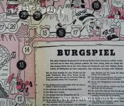 Brettspiel-Bogen BURGSPIEL von Mogens Juhl, Lübecker Nachrichten, 1969