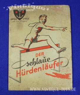 DER SCHLAUE HÜRDENLÄUFER, WEKA-Spiele mit dem Wappen, ca.1948