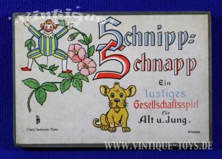 SCHNIPP SCHNAPP große Ausgabe, Jos.Scholz / Mainz, ca.1930