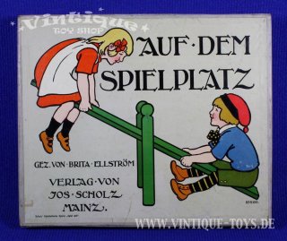 AUF DEM SPIELPLATZ, Jos.Scholz / Mainz, ca.1925