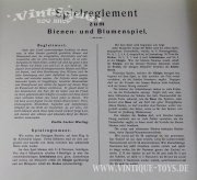BIENEN- UND BLUMENSPIEL mit Zinnfiguren, A.Trüb & Cie, Aarau /Schweiz, ca.1910