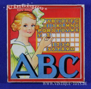 ABC Lesekasten, ohne Herstellerangabe, ca.1925