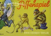 LUSTIGES AFFENSPIEL mit Zinnfiguren, Klee, ca.1950
