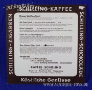 Werbespiel SCHILLING-SPIEL, Kaffee-Schilling, Bremen, ca.1955