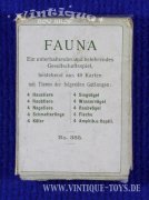 FAUNA TIER-QUARTETT, B.Dondorf GmbH / Frankfurt a.M., ca.1920