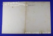Brettspiel-Bogen Werbespiel MIT MUNDLOS DURCH DIE WELT, Mundlos Nähmaschinenwerke / Magdeburg, ca.1930