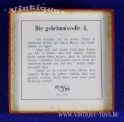 DIE GEHEIMNISVOLLE 4, Verlag Werner und Schumann / Berlin, ca.1915