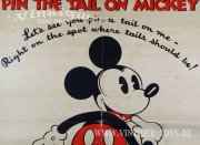 TAILLESS MICKEY Party Game, Chad Valley / GB, ca.1930