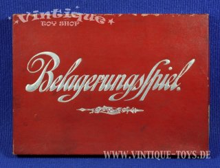 BELAGERUNGSSPIEL, Verlag J.W.Spear & Söhne, ca.1918