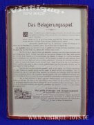 BELAGERUNGSSPIEL, Verlag J.W.Spear & Söhne, ca.1918