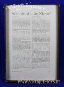 WIE STEHT DEIN STERN?, Si-Si-Spiele (Siebo Siebels, Niedersedlitz bei Dresden / DDR), ca.1948