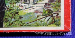 DURCH DEN SCHWARZWALD - ÜBER DIE RAUHE ALB INS BREISGAU mit schönen Zinnfiguren, Hausser OMHL (Otto und Max Hausser Ludwigsburg), ca.1930