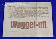 WAGGEL-NIT, ohne Herstellerangabe, ca.1930