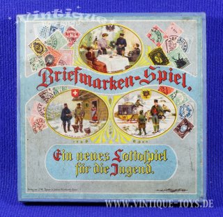 BRIEFMARKEN-SPIEL, Verlag J.W.Spear & Söhne, ca.1905