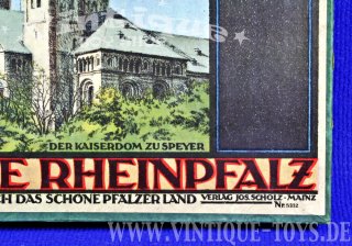 DURCH DIE RHEINPFALZ mit Zinnfiguren, Jos.Scholz / Mainz, ca.1920