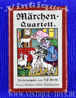 MÄRCHEN-QUARTETT, Verlag J.W.Spear & Söhne, ca.1915