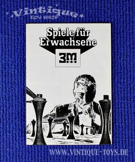 Verlagsprogramm SPIELE FÜR ERAWACHSENE, 3M Deutschland, 1971