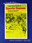 Verlagsprogramm Katalog SPORTS GAMES 1978, Avalon Hill / USA
