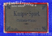 KNIPS-SPIEL (TIDDLEDY-WINKS), Verlag Gustav Weise /...