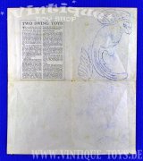 Bastelvorlage TWO NOVELTY SWING TOYS, Hobbies Weekly Magazine (GB), 1950