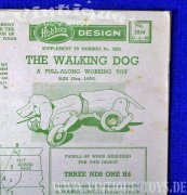 Bastelvorlage THE WALKING DOG PULL-ALONG TOY, Hobbies...
