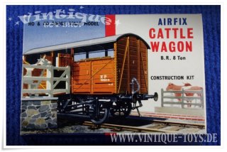 Bausatz VIEHWAGGON / CATTLE WAGON Massstab H0, Airfix, ca.1965